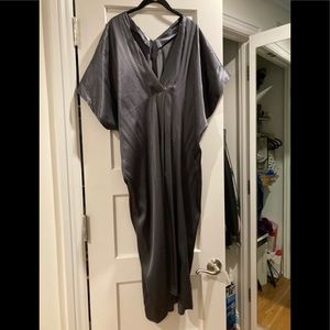 Zara Satin Dress   Size M  charcoal grey